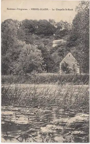 CPA Mesil- Glaise, La Chapelle Saint-Roch, ungel.