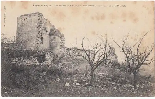 CPA Ruines de Château de Roquefort, ohn.