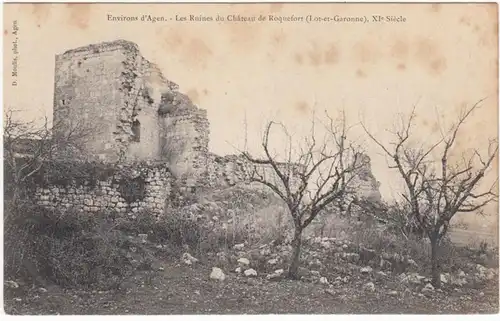 CPA Ruines de Château de Roquefort, ungel.