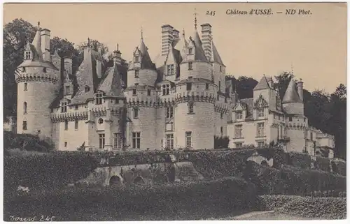 CPA Chateau d'Usse, ungel.