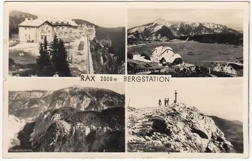 AK Rax, station de montagne, multi-image, gel.