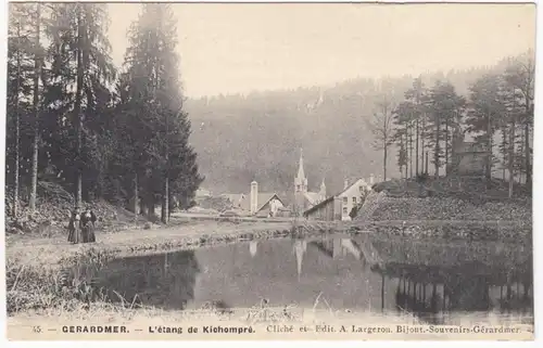 CPA Gerardmer, L'etang de Kichompre, ungel.