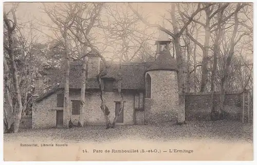 CPA Parc de Rambouillet, L'Ermitage, ungel.