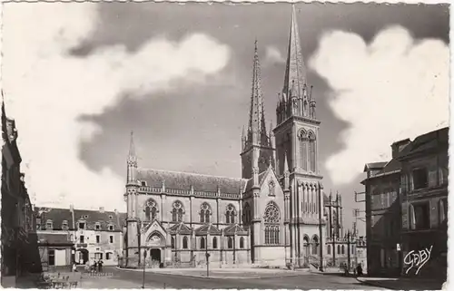 CPA La-Délivrande, La Basilique, gel.1956