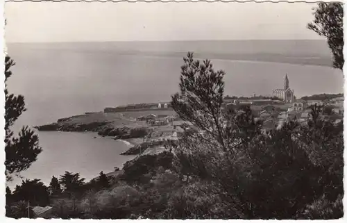 CPA Sete, Vue sur la corniche et la Méditerranée, en 1951