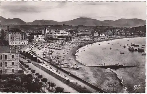 CPA Saint Jean de Luz, Vue générale, gel. 1931