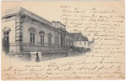 AK Beaune, Palais de Justice, gel. 1900