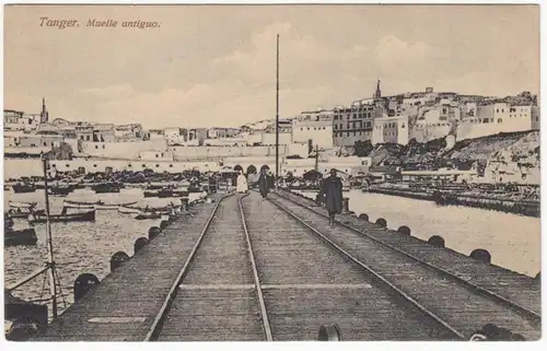 CPA Tanger, Muelle antiguo, ungel.