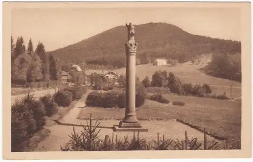 CPA Le Donon près Schirmeck. Le plateau avec l'hôtel et colonne Mercure. Hôtel Velléda, ungel.