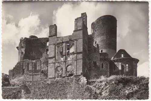 CPA Chateau feodal de Murol, facade Est et partie Renaissance, ohnl.