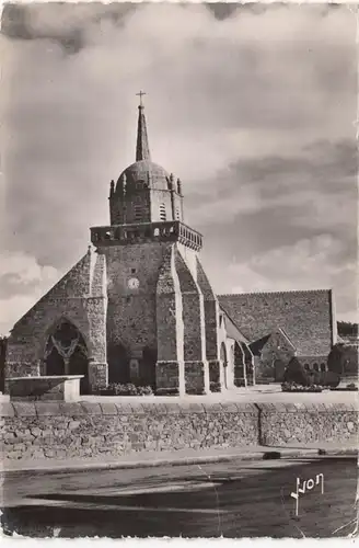 CPA Perros-Guirec, Notre- Dame de la Clarte, gel. 1954