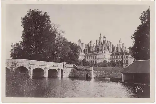 CPA Chateaux de la Loire, Chateau de Chambord, ungel.