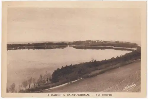 CPA Bassin de Saint Ferreol, Vue generale, ohn.