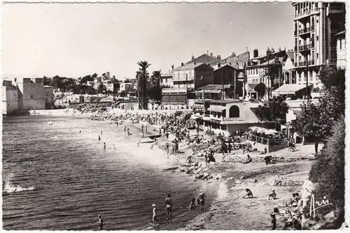 CPA Toulon, Le Mourillon, La Plage, en 1959