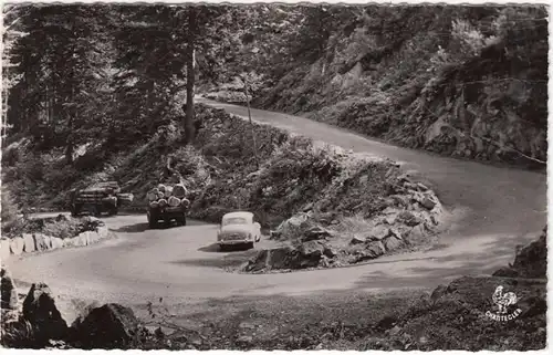 CPA Cauterets, Route du Pont d'Espagne, en 1954