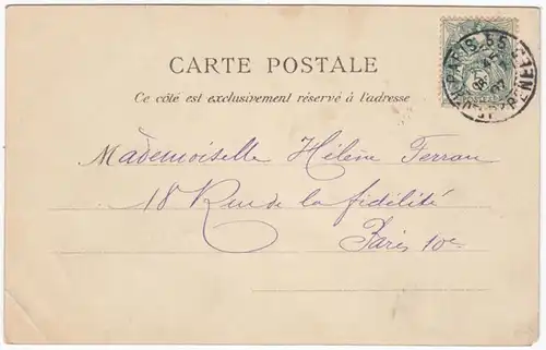 CPA Chelles, La Marne, Le Barrage, gel. 1907
