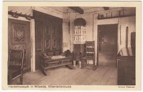 AK Heidemuseum Wilsede, Altenteilerstube, ungel.