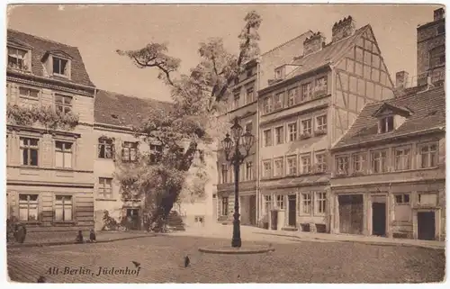 AK Alt- Berlin, Jüdenhof, ohne.