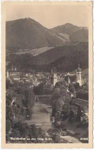 AK Waidhofen à l'Ybbs, vue d'ensemble, professeur Père Erhard Matter, en 1931.