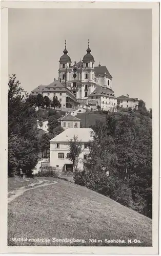 AK Wallfahrtskirche Sonntagsberg, gel. 1947