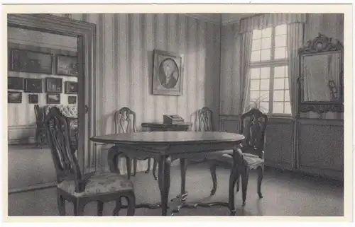 AK Francfort-sur-le-Main, Goethehaus, chambre de la mère, ohnl.