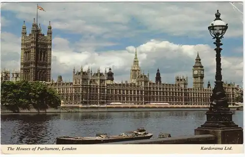 AK London, Houses of Parliament, gel. 1978