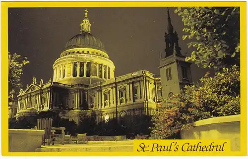 AK London, St Paul's Cathedral, gel.