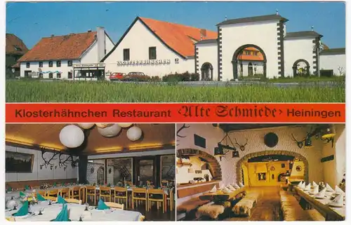 AK Heiningen, Klosterhähnchen Restaurant- Alte Schmiede, ungel.