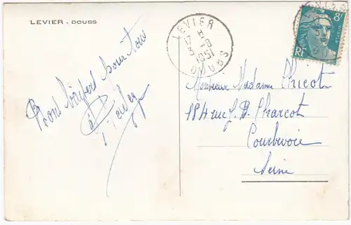 CP Levier Doubs, gel.1951