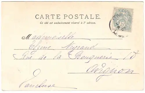 CPA Lyon, Quai de la Saone, gel. 1903