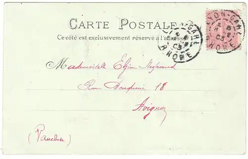 CPA Lyon, Eglise St.-Nizier, engl. 1903