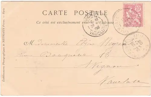 CPA Lyon, Facade de la Basilique de Fourviere, englout. 1903