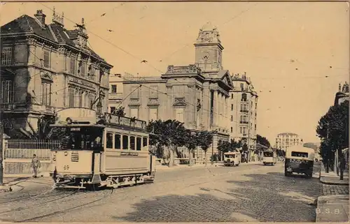 CPA Toulon, Boulevard de Strasbourg, la Chambre de Commerce et la S.-Prefecture, ungel.