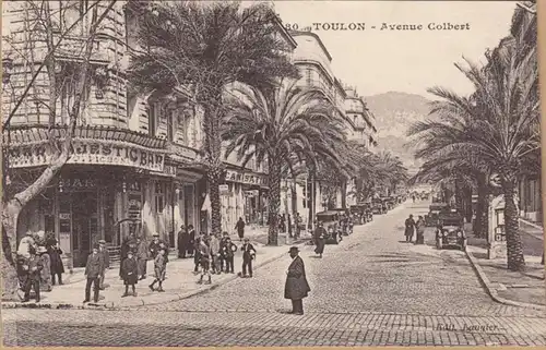 CPA Toulon, Avenue Colbert, ungel.