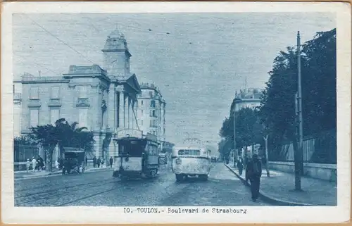 CPA Toulon, Boulevard de Strasbourg, ungel.