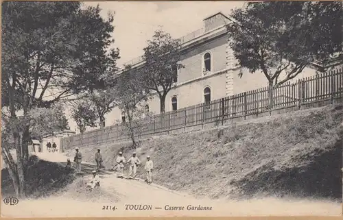 CPA Toulon, Caserne Gardanne, Militaire Post, englout. 1915