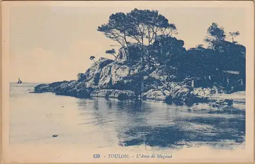 CPA Toulon, L'Anse de Magaud, ungel.