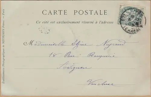 CPA Environs de Lyon, L'ile Barbe, gel. 1903