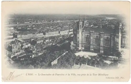 CPA Lyon, Le Sanctuaire de Fourviere , gel. 1903