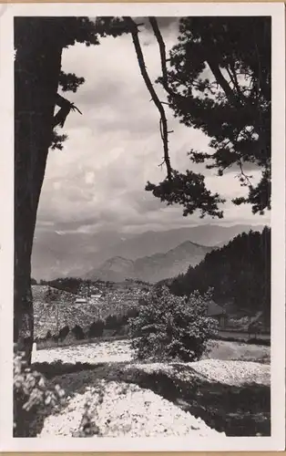 CP Peira Cava, Vue sur les Alpes, ungel.