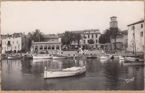 CPA Sainte-Maxime sur Mer, Le Port, ungel.