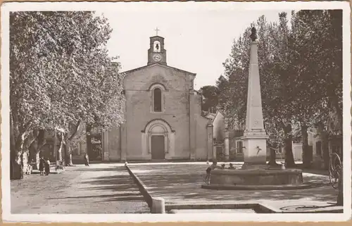 CPA Le Pradet, Place Paul Flamenq, gel. 1953