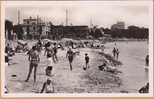 CPA Juan-les-Pins, L'Heure du Bain, unhäll.