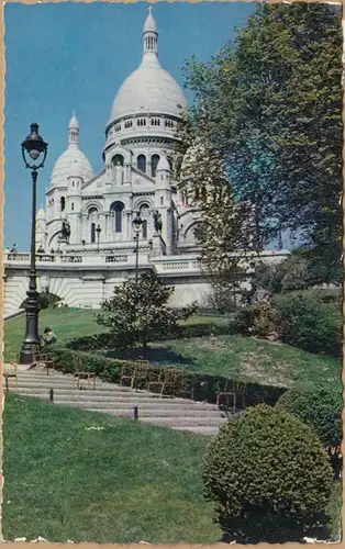 CPA Paris, Sacré-Coeur, gel. 1959