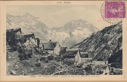 CPA Le Valgaudemer, Le Rif du Sap et les Aupillous, gel. 1936