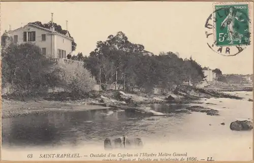 CPA Saint-Raphaël - Oustalet d'ou Capelan ou l'Illustre Maître Gounod, gel. 1911