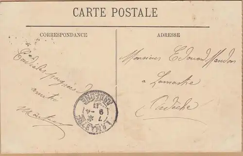 CPA Saint-Raphaël - Oustalet d'ou Capelan ou l'Illustre Maître Gounod, gel. 1911