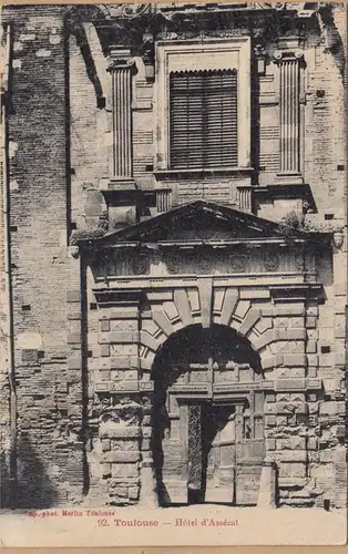 CPA Toulouse, Hôtel d'Assezat, engl. 1920
