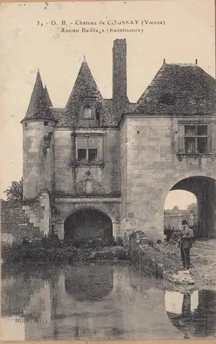 CPA Chateau de Coussay, Ancien Bailliage, ohn.