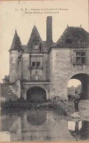 CPA Chateau de Coussay, Ancien Bailliage, ungel.